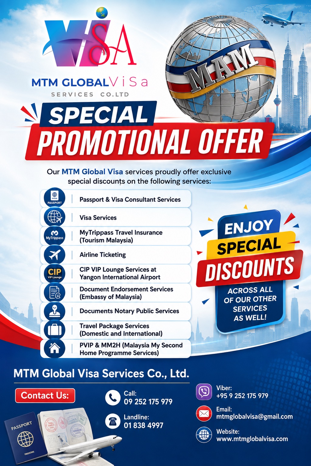 Special Promotional Offer from MTM Global Visa